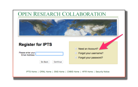 IPTS access